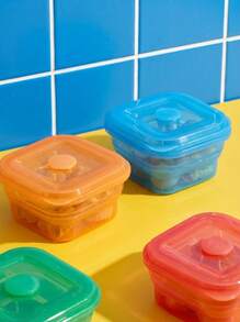 Joivida 便携场景版：可折叠硅胶碗 - 旅行、露营和婴儿喂养的理想之选 | 轻便防漏 - 彩色 - 查看 7