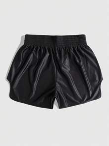 ROMWE MEN Street Life Men's Sports Shorts, Boxing Shorts, Basketball Shorts, Summer - Black - View 4