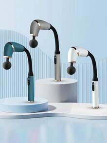 JMMO 1支U型筋膜枪：小巧轻便，采用优质ABS材料制成，配有柔软的硅胶防滑手柄。内置静音无刷电机，支持6档可调速度，可进行深层组织按摩。配备800mAh可充电电池，续航时间长。