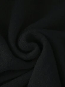 Franclia Rose Embroidered Off Shoulder Fitted Mermaid Maxi Sweater Dress, Autumn/Winter - Black - View 5