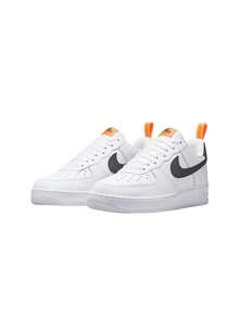 Nike Air Force 1 Men's Sneakers White Yellow DO6394 - White - View 2