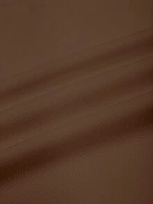 INAWLY Pearl Decor Round Neck Casual Versatile Women Sleeveless Top - Chocolate Brown - View 5