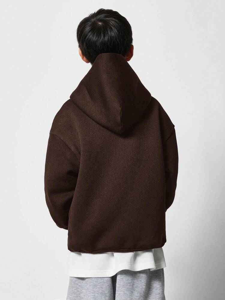 Pullover Hoodie With Centre Pocket