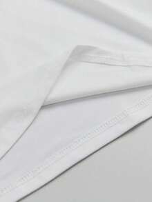 Maglietta casual a maniche corte con scollo a V e stampa floreale per donna