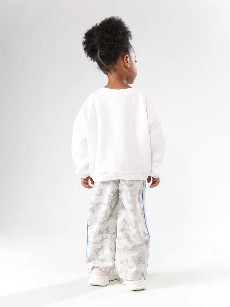 Hoodie Sweatshirt Co-Ord Set With City Print