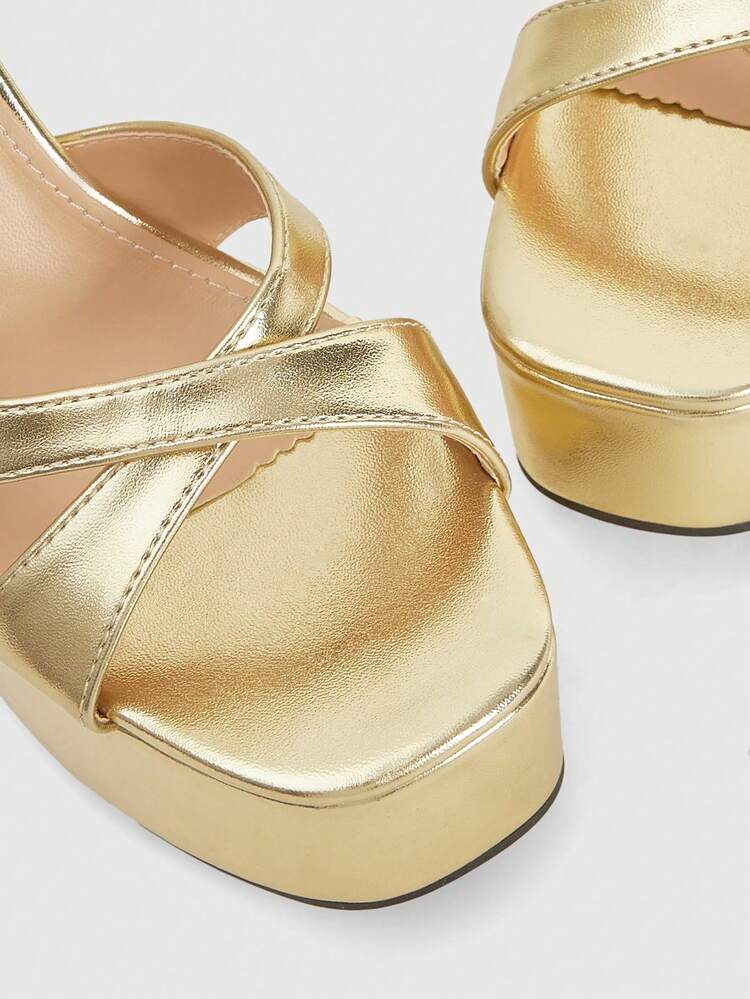CUCCOO LuxiPop Women Fashion Party Heeled Sandals