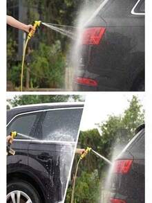 1. Multi Functional Adjustable Courtyard Water Gun Nozzle Connected To Faucet, Household Balcony Watering Water Pipe Hose Flushing Multi-Functional Car Wash Water Gun, High Pressure 7-Speed Adjustable Car Wash Water Gun, Car Wash Water Pipe, Automotive Supplies, Watering Vegetables And Fields, Household Car Wash Water Gun, Bathroom Toilet Companion Flushing Sweeping Garden Water Gun, Multi-Purpose Showerhead, Car Wash Water Gun, Household Use - Multicolor - View 6