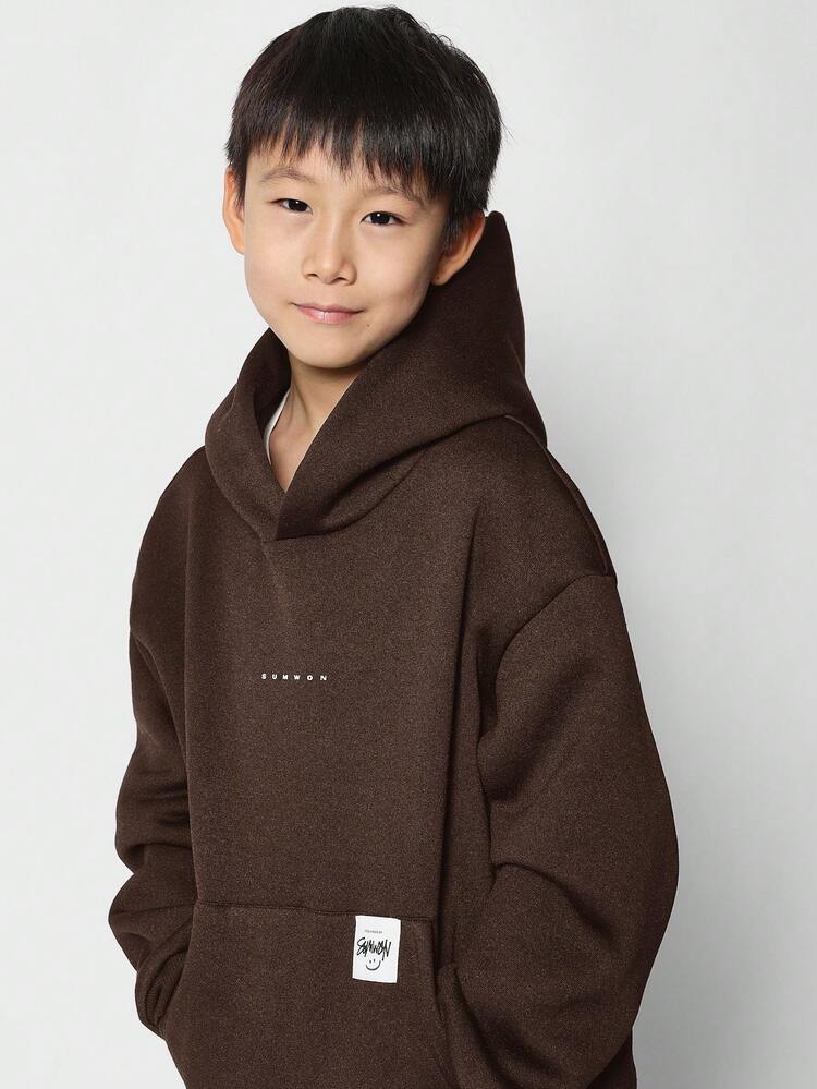 Pullover Hoodie With Centre Pocket
