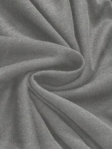 ROMWE Grunge Punk Punk Style Cross Rivet Off-Shoulder Women Long Sleeve T-Shirt Top - Light Grey - View 4