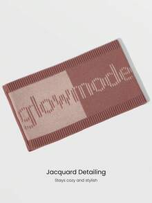 GLOWMODE 80% Merino Wool Warm Soft Wide Knit Jacquard Headband Autumn Winter Outdoors Daily Active Wear