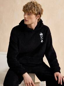Men's Comfortable Hooded Loungewear Set, For Everyday Wear - Multicolor - View 5