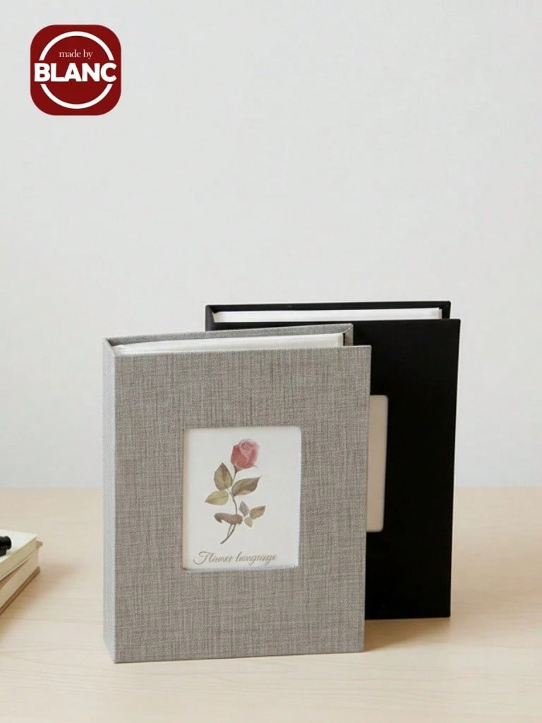 1 Linen Photo Album - Premium Display Window With Acid-Free Pages, Holds 26 Inner Pages 100 Photos 4x6/5x7/8*10 Photos - Perfect For Family Memories, Wedding Keepsakes, Anniversary Gifts - Scrapbook Albums - Memory Books - Photo Storage - Gift Albums - Home Decor Essentials - Multicolor - View 1
