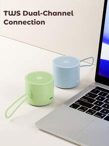 Teckwe Portable Wireless Speakers With Strap Easy To Carry, Wireless Waterproof Mini Speaker With Loud Stereo Sound, Longtime Playtime, Built-In Microphone - one-size - View 4