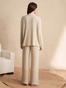 EverLounge Casual Loungewear Set For Women, Suitable For Indoor & Outdoor Wear - Khaki - View 2