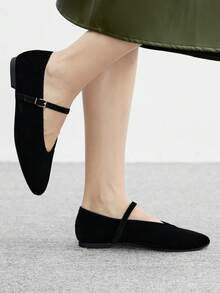 CUCCOO BIZCHIC Pantofi simpli, casual, versatili, pentru naveta zilnică, pentru femei - Negru - Vizualizare 3