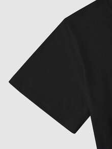 Camisetas de niños camisetas de  con osos estampados de animales camisetas de manga corta para niños de 4 a 16 años? Comoda y Ligera cuello redondo  manga corta camiseta deportiva camiseta casual adolescente personalidad para niños y niñas - Negro - Ver 4