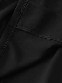 SHEIN Clasi Men's Solid Color Front Button Casual Fashion Long Sleeve Suit Jacket - Black - View 4