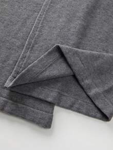 SHEIN Franclia 新款灰色针织背心和阔腿裤套装，简约艺术风格，柔软针织面料，宽松版型，休闲通勤装，轻松搭配，显瘦效果，精致配色，韩版风格，适合工作、约会、日常穿着。 - 灰色 - 查看 8