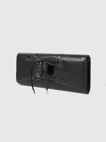 ROMWE Grunge Punk Women'sbag - Black - View 7