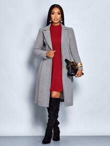 SOLERSUN 性感优雅简约春夏女装秋季女装冬季女装返校节礼服感恩节女装返校服教师服 - 紅色 - 查看 8