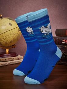 HARRY POTTER X SHEIN Women Crew Socks - Multicolor - View 1