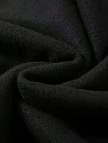 Sudadera de manga larga con capucha para hombres de poliéster con estampado de scg ojos blancos - Sudadera acolchada para otoño/invierno - Negro - Ver 3