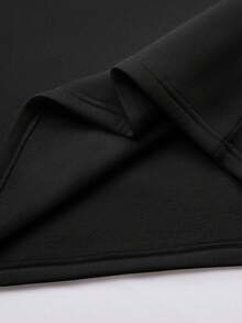 STYNVO Sudadera con capucha casual de moda para hombres, con estampado de letras y contraste de colores, hombros caídos, suelta y forrada térmicamente, para otoño/invierno, sudadera con gráficos de moda urbana - Negro - Ver 6