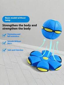 1 quả bóng nảy và biến hình, quà tặng trò chơi tiệc tùng, bóng bay UFO, thể thao ngoài trời cho sân vườn và bãi biển, thích hợp cho trò chơi tiệc tùng dành cho người lớn vào dịp Halloween/Giáng sinh/Lễ Tạ ơn - Quà tặng, bóng giảm căng thẳng - Nhiều màu - Xem 3