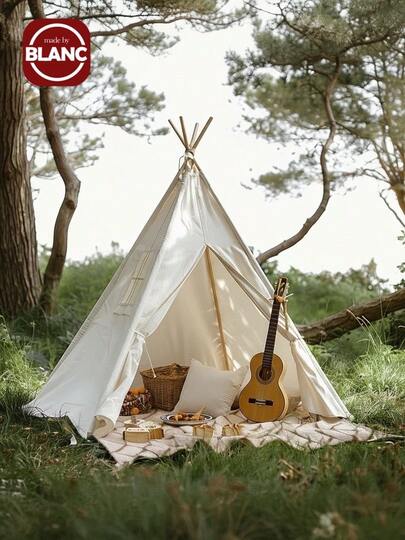 1PC White Tent Portable Tent Indoor Tipi Teepee Outdoor Camping Tent