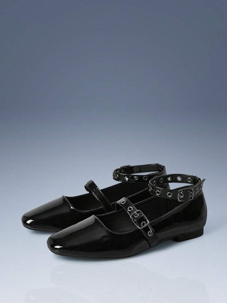 CUCCOO GRLICON Women Casual Versatile Commute Daily Buckle Flats For Christmas