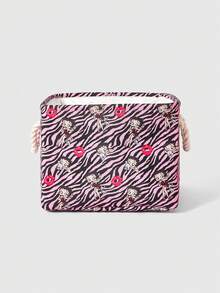 Betty Boop | ROMWE 嘴唇和卡通图案大容量洗衣篮/脏衣篮 - 彩色 - 查看 1