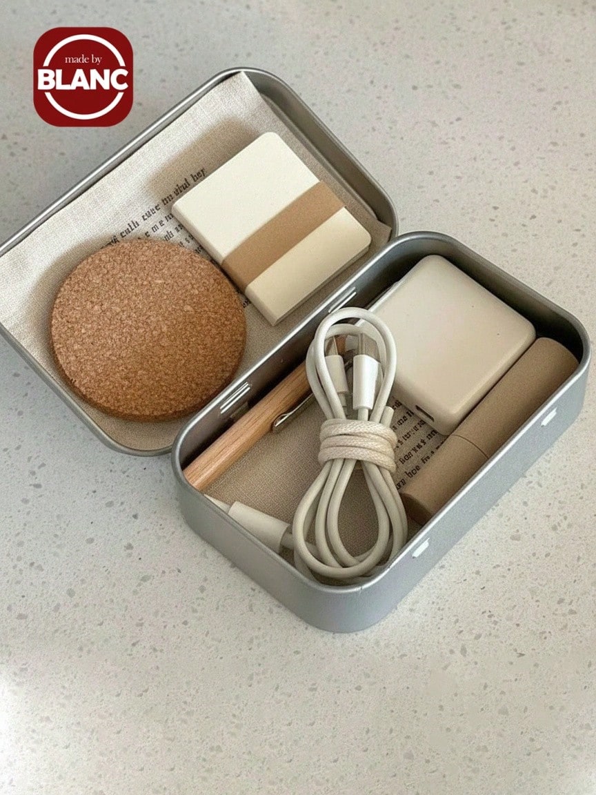 Madebyblanc 3个银色金属空心矩形铰链锡罐 - 贴纸迷你便携盒，小型收纳盒，迷你铁艺折叠盒，用于存放图钉、珠宝DIY、礼品、珠宝、药丸、糖果、火柴、肥皂、缝纫用品。返校、户外旅行用品、家居整理收纳，圣诞节必备礼物