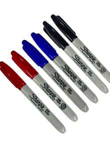 3Pcs/9Pcs -Friendly Fine-Tipped Permanent Marker, Smudge-Proof And Waterproof, Suitable For Accurate Writing On Various Surfaces Back To School - Multicolor - View 6