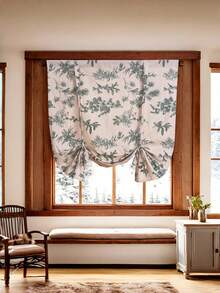 Cirelle Vintage Floral Print Roman Shade American Country Style Semi Blackout Window Treatment Ready Made Curtain For Living Room Bedroom