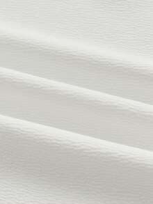 HIMLAND 男士字母印花圆领休闲百搭长袖T恤 - 白色 - 查看 6