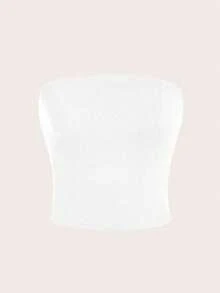 SHEIN Essnce Bộ 6 áo ba lỗ bó sát màu trơn gợi cảm, đa năng dành cho nữ, thích hợp cho mùa hè - Nhiều màu - Xem 6