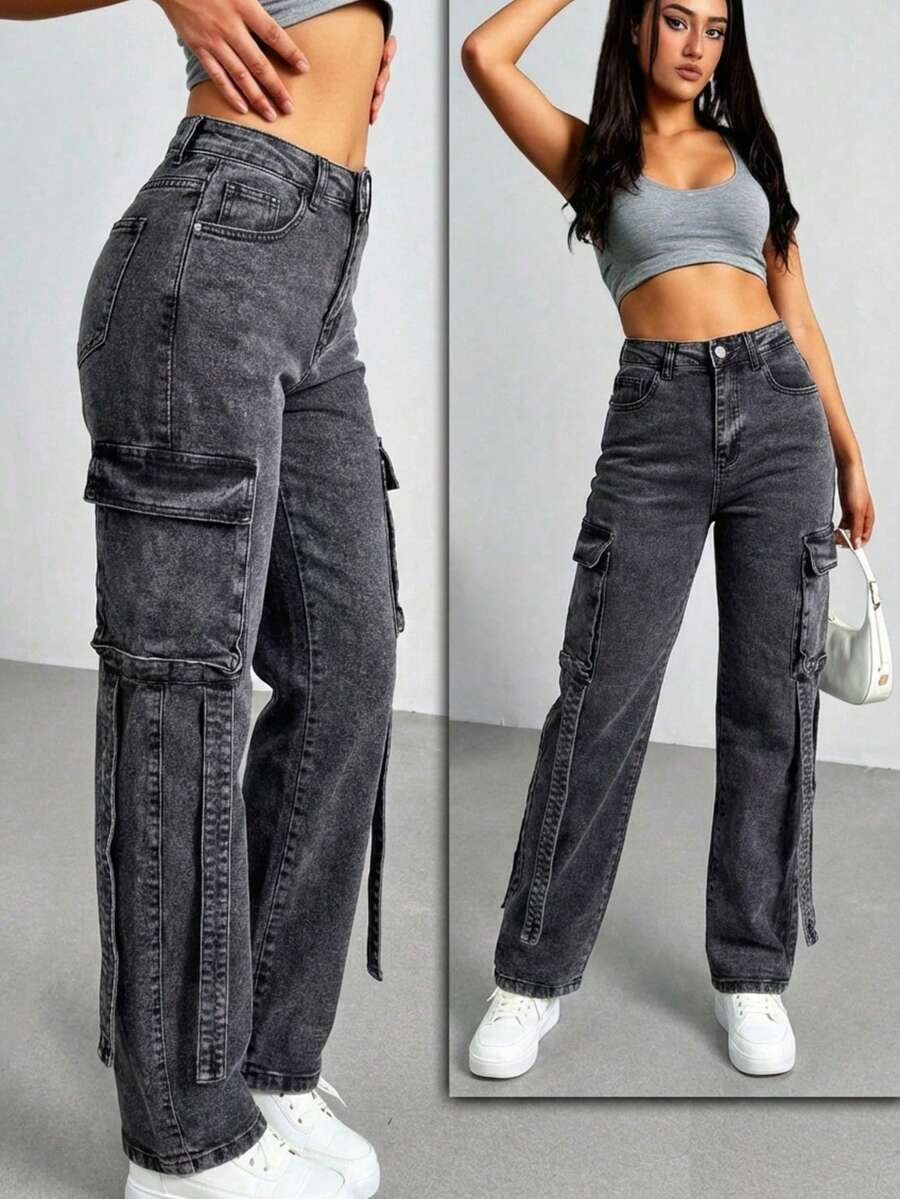Women Jeans - Black - View 1
