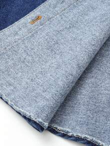 GlowEve 女士休闲通勤牛仔夹克，秋季 - 藍色 - 查看 8