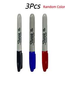 3Pcs/9Pcs -Friendly Fine-Tipped Permanent Marker, Smudge-Proof And Waterproof, Suitable For Accurate Writing On Various Surfaces Back To School - Multicolor - View 3