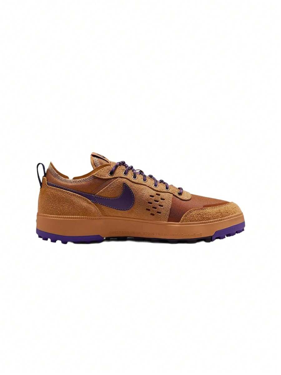 Nike C1ty Premium Cordura Men's Shoes Brown HJ4317 - Flax/Black/Gum Yellow/Wild Grape - 查看 1