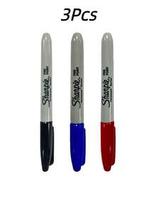 3Pcs/9Pcs -Friendly Fine-Tipped Permanent Marker, Smudge-Proof And Waterproof, Suitable For Accurate Writing On Various Surfaces Back To School - Multicolor - View 12