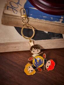 HARRY POTTER X SHEIN Rotatable Metal Keychain - Multicolor - View 2