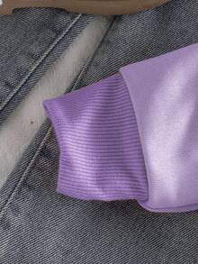 Genkimix Kids 2件装女童蝴蝶结荷叶边修身套头卫衣，适合秋冬季穿着 - 彩色 - 查看 3