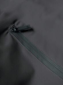 PAVTROS 男士休闲黑色夹克 男士科技风雨衣 Y2K风格夹克 男士防风夹克 科技风夹克，防风衣/户外防风衣，派克大衣，宽松款，冬季夹克，街头服饰 - 深灰色 - 查看 6