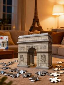 Ravensburger TheArc De Triomphe 216 Piece 3D Puzzle 8 Years+ 12514 - Multicolor - View 2