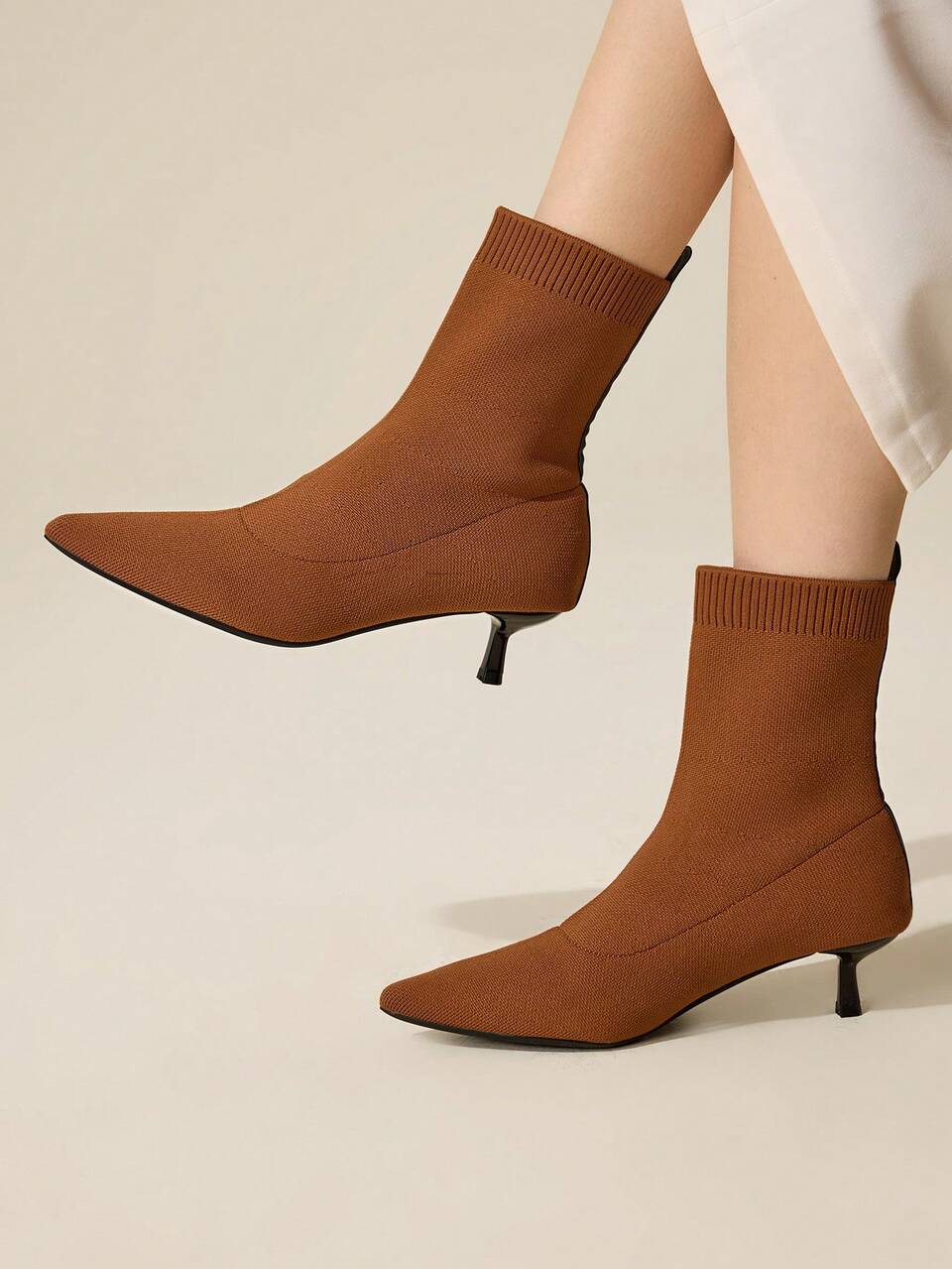 CUCCOO BASICS Women's Pointed Toe Casual Everyday Versatile Stiletto Ankle Boots For Christmas
