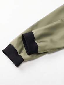 Manfinity Homme 男士撞色简约休闲长袖外套