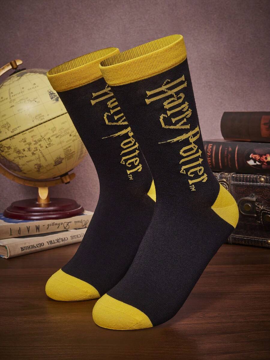 HARRY POTTER X SHEIN Women Crew Socks - Multicolor - View 1