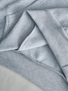 PAVTROS 男士街头风畅销连帽衫套装，大字母拼接设计，适合户外音乐节、日常穿着、朋友聚会、送给男友/老公的礼物、周年纪念礼物 - 淺灰色 - 查看 6