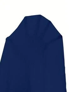 INAWLY Women's Round Neck T-Shirt | Fashionable Letter Cartoon Print, Simple Design, Suitable For Daily Leisure And Versatile, Showing A Natural And Elegant Style - Navy Blue - View 4